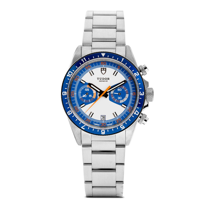 Pre-Owned TUDOR Heritage Chrono Blue Watch Steel Case Opaline Dial, 42mm image number 0