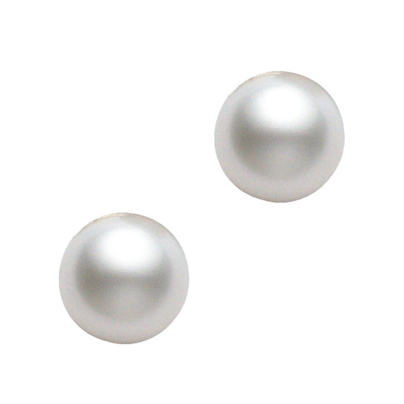 Mikimoto Akoya Cultured Pearl Earrings 8mm, A, 18K image number 0