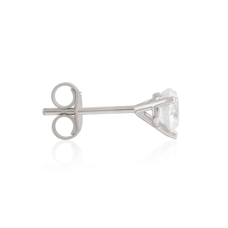 Ben Bridge Signature Diamond Studs, &frac34; Carat Total Weight, in 18K White Gold image number 1