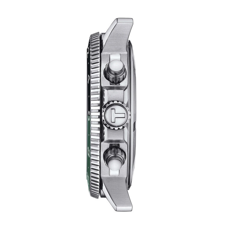 TISSOT Sea Star 1000 Powermatic 80 GMT Black Dial Watch, 46mm image number 1