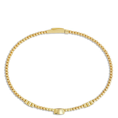 Marquise Diamond Bangle, 0.25 Carat Weight, 14K Yellow Gold