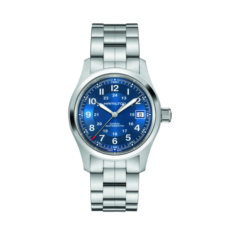 Hamilton Khaki Field Auto Blue Dial Watch, 38mm image number 0