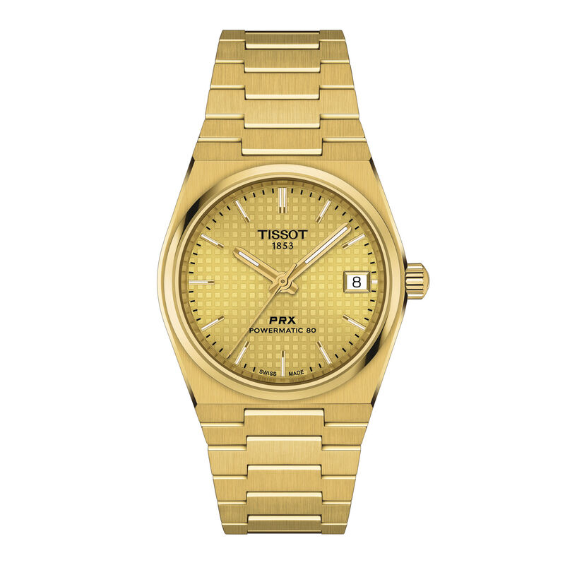 TISSOT PRX Champagne Dial Watch, 35mm image number 0