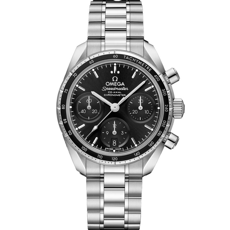 OMEGA Speedmaster 38 Black Dial Watch, 38mm image number 0