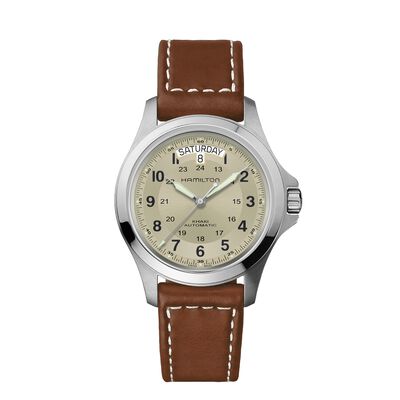 Hamilton Khaki Field King Auto Beige Dial Watch, 40mm