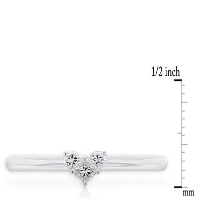 Heart Diamond Ring 14K