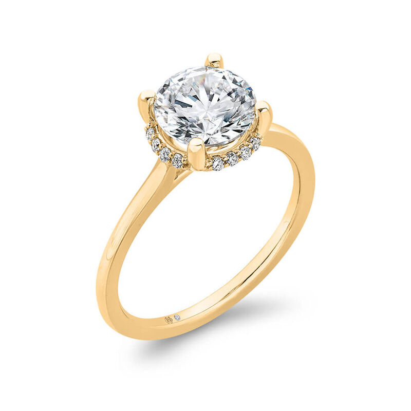Bella Ponte "The Whisper" Diamond Engagement Ring Setting 14K image number 0