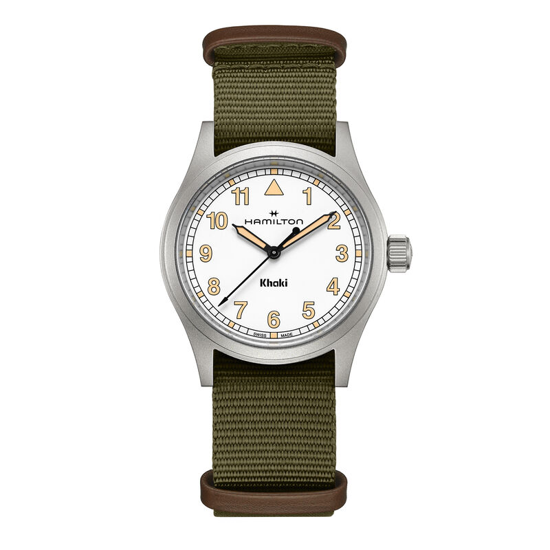 Hamilton Khaki Field Quartz Watch White Dial, 38mm image number 0