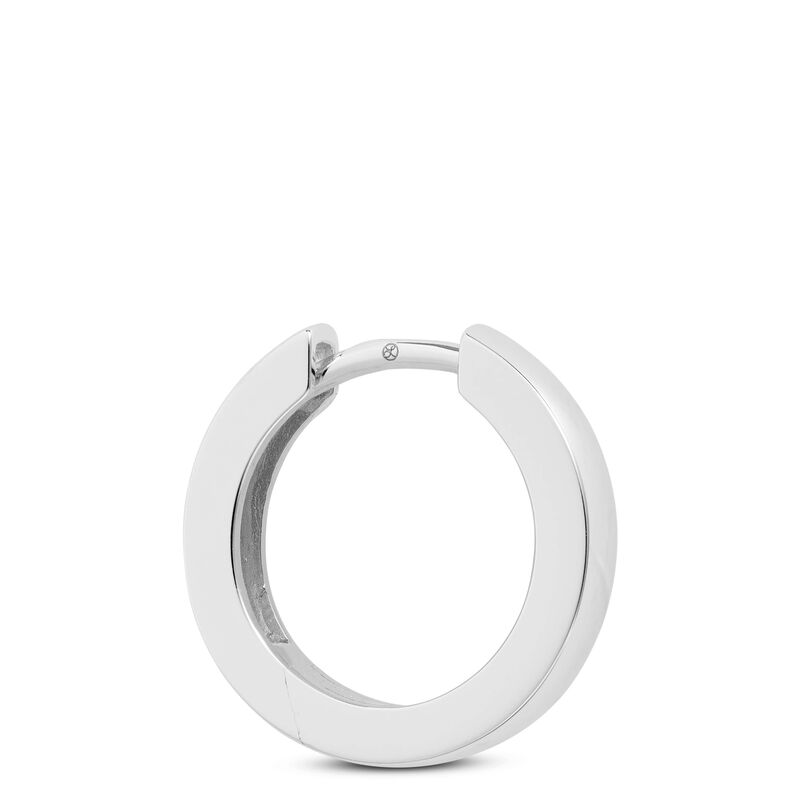 15MM Hinged Hoop Earring in Sterling Silver image number 1