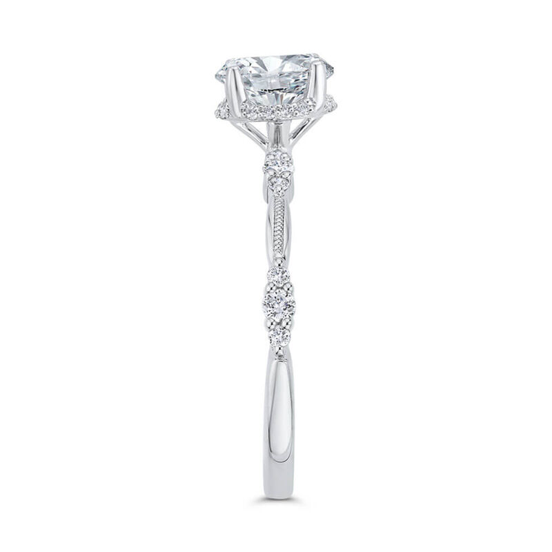 Bella Ponte Diamond Semi-Mount Ring Setting 14K image number 2