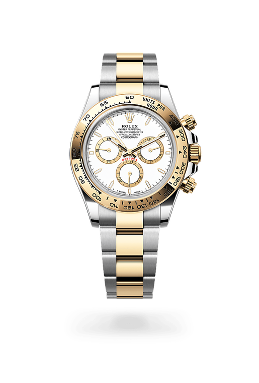 rolex cosmograph daytona in yellow rolesor - combination of oystersteel and yellow gold, m126503-0001 - ben bridge