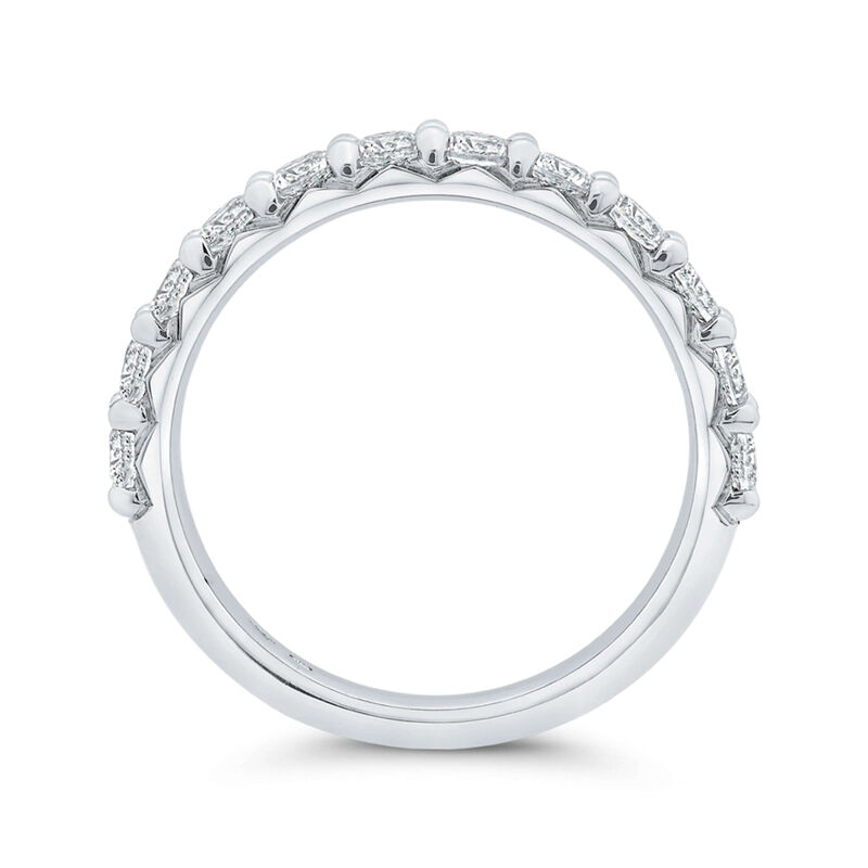 Bella Ponte French Pave Diamond and Platinum Bridal Ring, 1 ctw image number 3