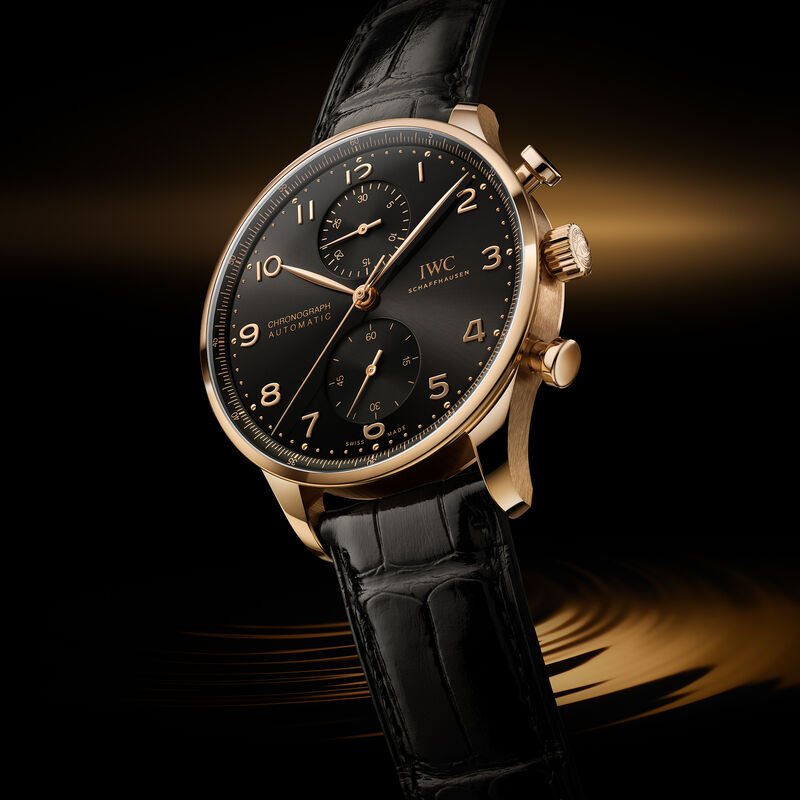 IWC Portugieser Chronograph Black Dial Watch, 41mm image number 2