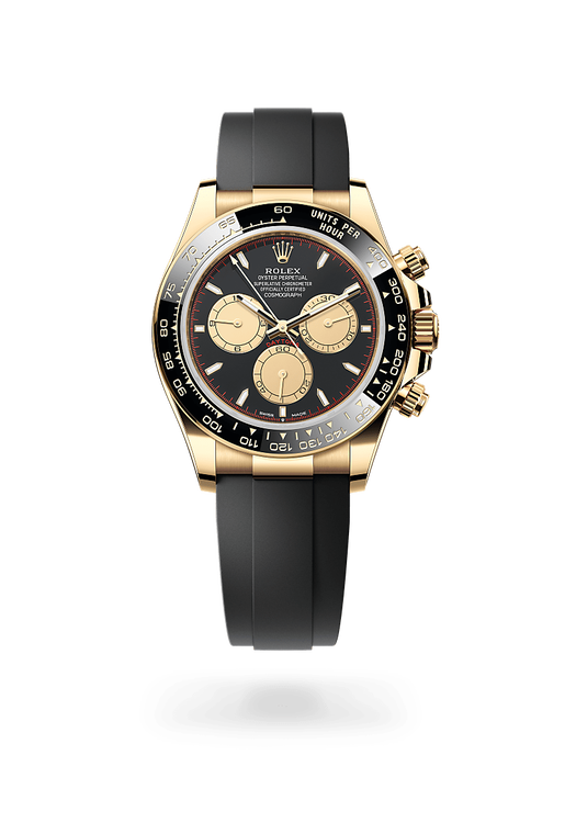 rolex cosmograph daytona in 18 ct yellow gold, m126518ln-0004 - ben bridge