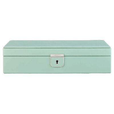 WOLF X LIBERTY Julia Interior Print Medium Jewelry Box - Sage Green