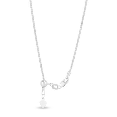 Classic 22-Inch Wheat Chain Necklace, 14K White Gold