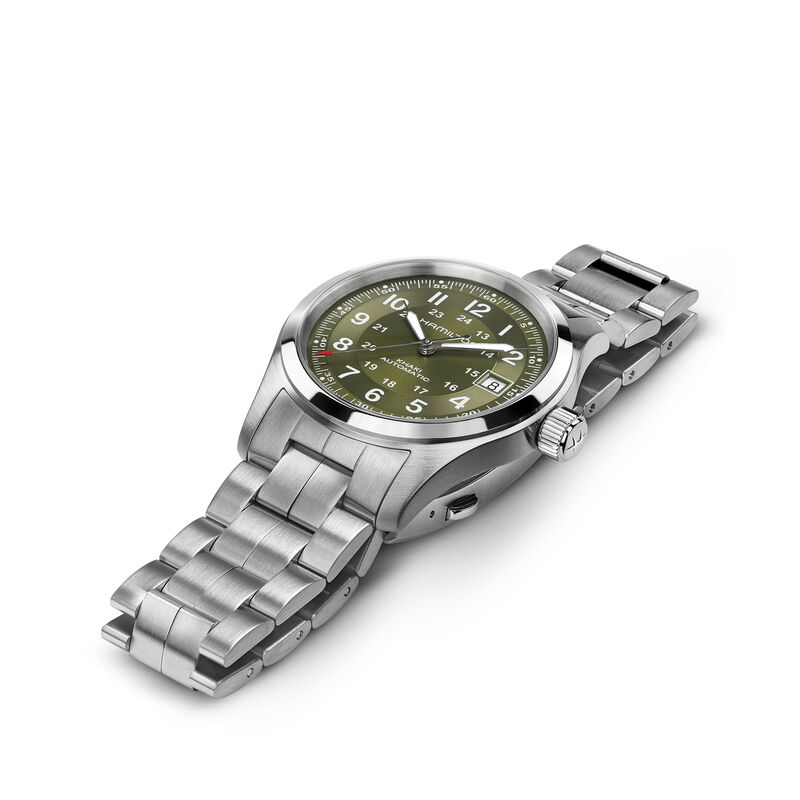 Hamilton Khaki Field Auto Green Dial Watch, 38mm image number 1