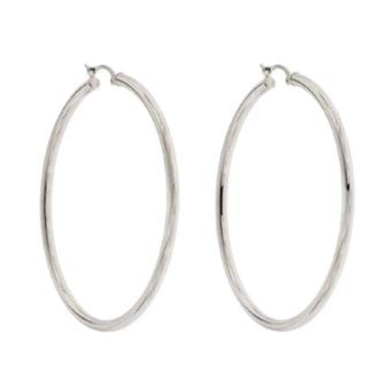 50MM Hoop Earrings 14K image number 0