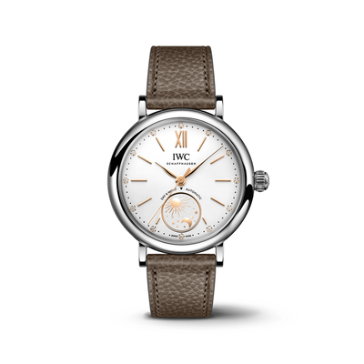 IWC Portofino Automatic Day & Night 34 Silver Dial Watch, 34mm