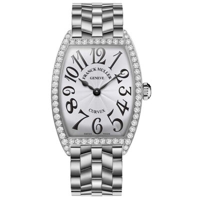 Franck Muller Cintree Curvex Classic Silver Dial Watch, 32mm x 45mm