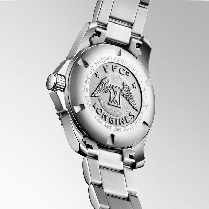 Longines HydroConquest Watch Green Dial Steel Bracelet, 41mm image number 2