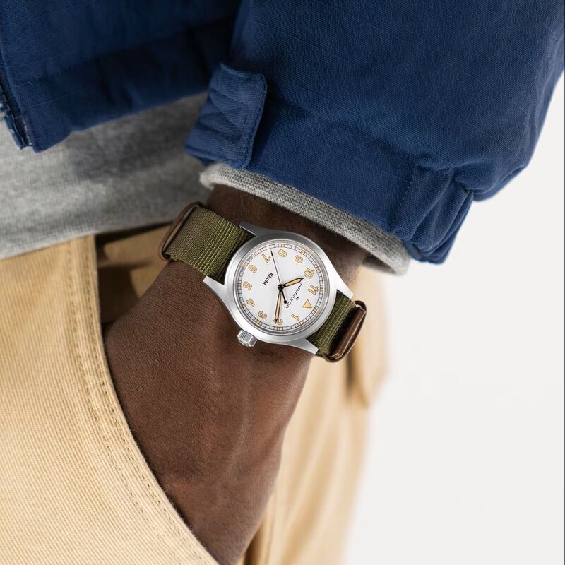 Hamilton Khaki Field Quartz Watch White Dial, 38mm image number 5