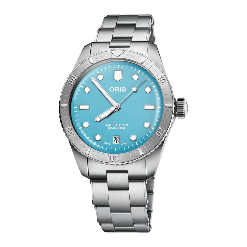 Oris Divers Sixty-Five Cotton Candy Watch Blue Dial Steel Case, 38mm image number 0