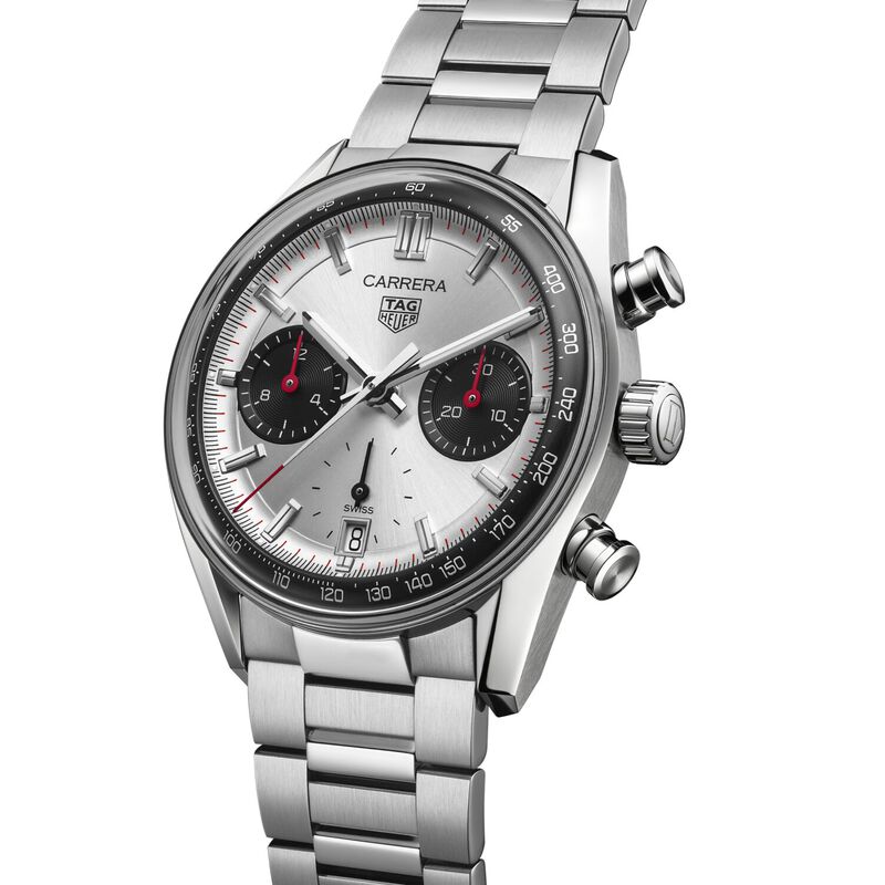 TAG Heuer Carrera Chronograph White Dial, 39mm image number 1