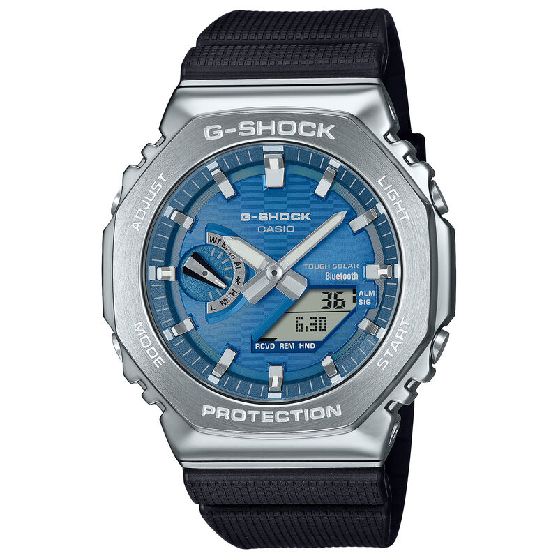 G-Shock G-Steel 2100 Series Blue Dial Watch, 44.4mm image number 0