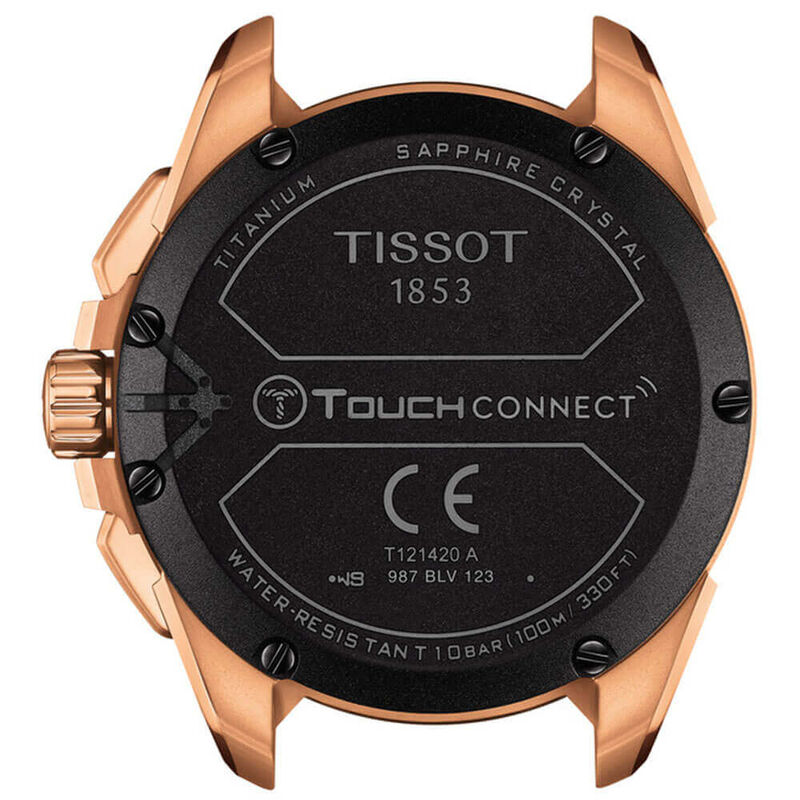 TISSOT T-Touch Connect Solar Black Dial Watch, 47.5mm image number 1