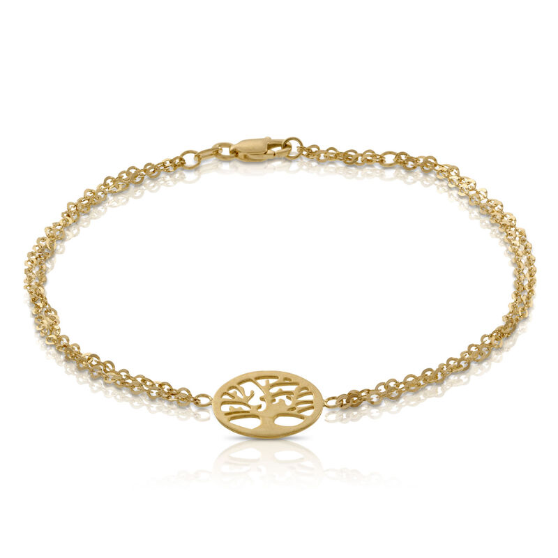 Tree of Life Bracelet 14K image number 0