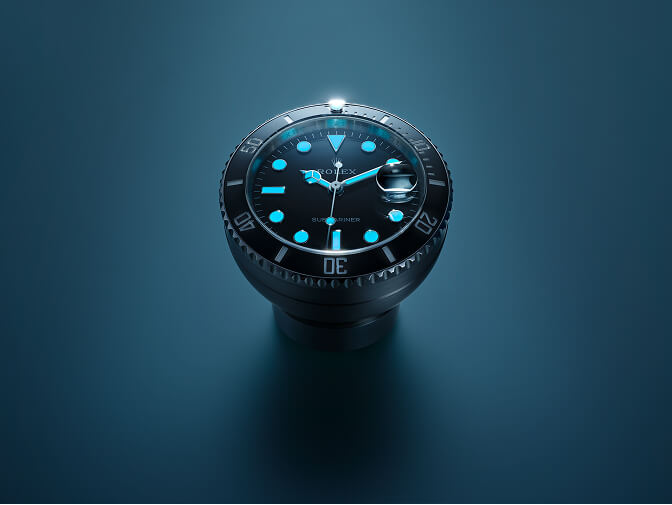 Rolex desk clock