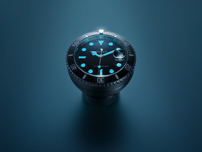 Rolex desk clock