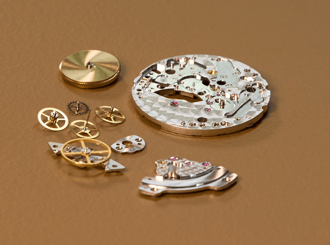 Components of watch movement