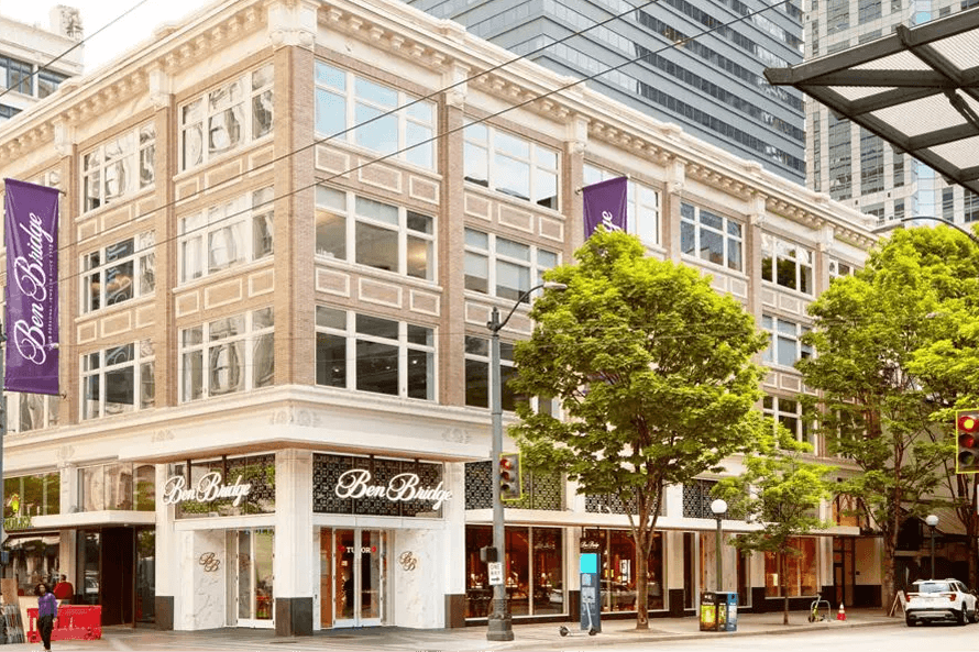 Exterior of Ben Bridge location in downtown Seattle