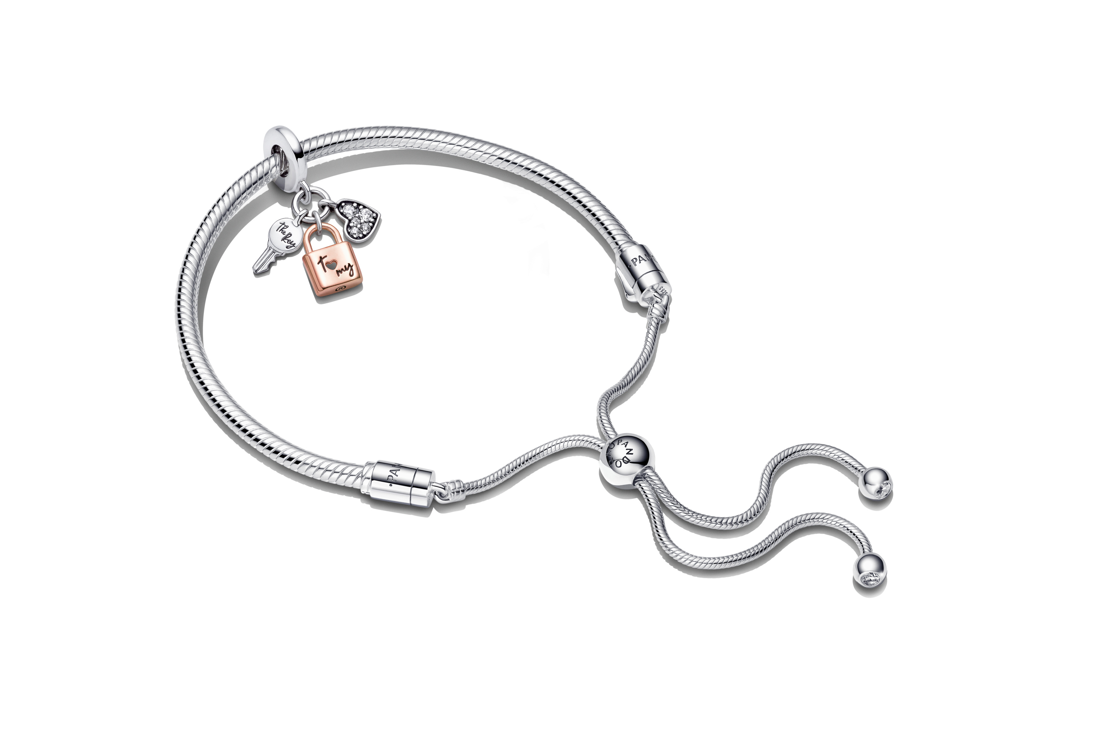 Pandora Padlock & Heart Bracelet Gift Set