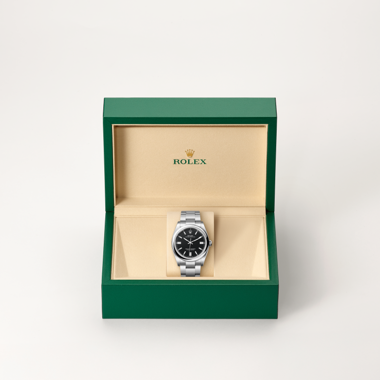 rolex oyster perpetual in oystersteel, m126000-0014 - in rolex box - ben bridge