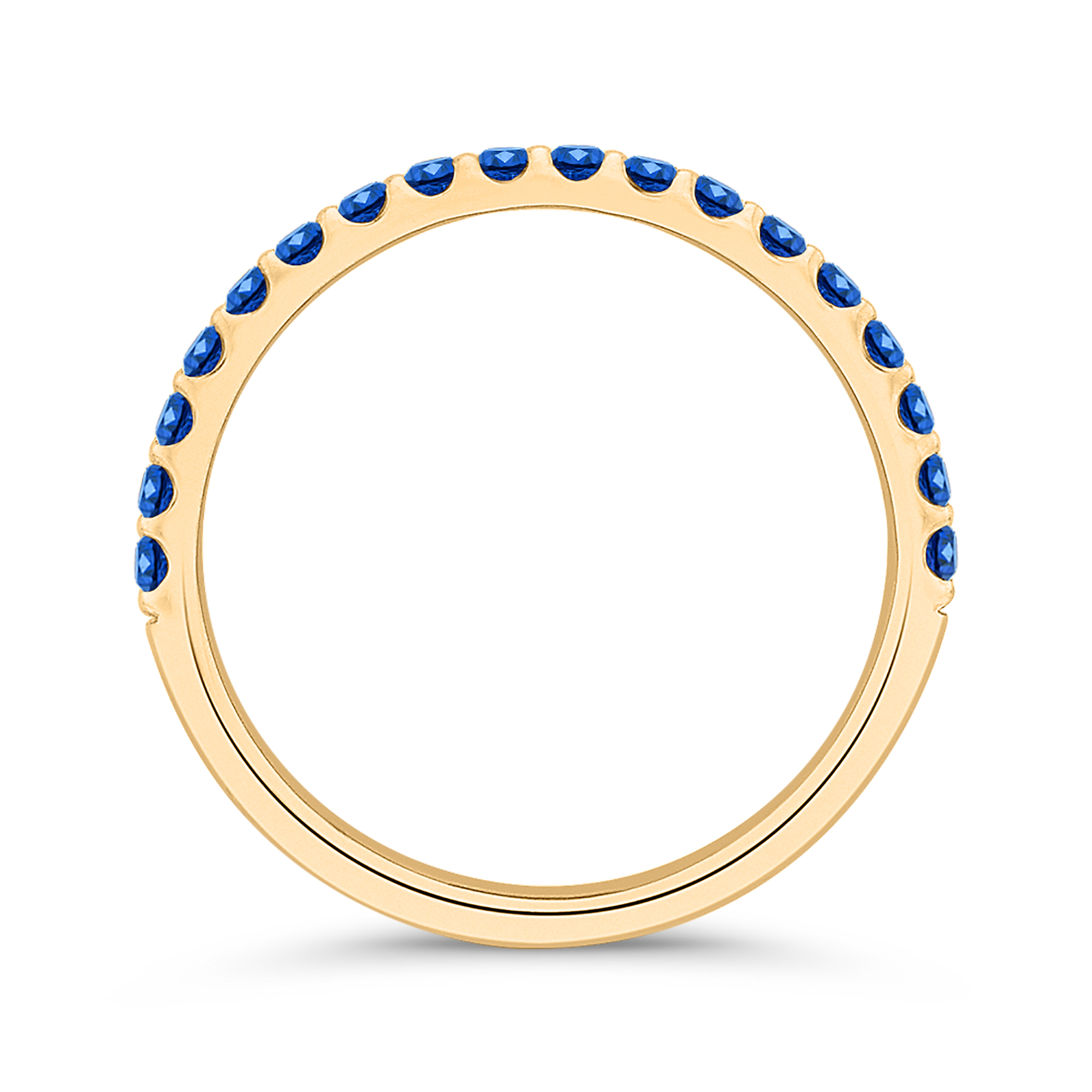 Bella Ponte Sapphire Tiger Band, 14K Yellow Gold