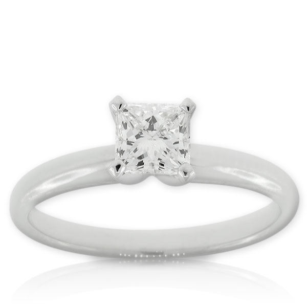 Ikuma Canadian Diamond Princess Cut Ring 14K, 3/4 ct.