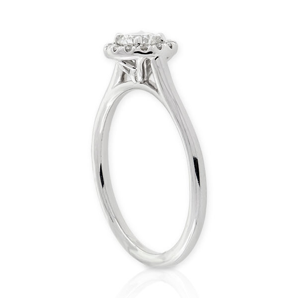 Ben Bridge Signature Diamond Halo Ring 18K