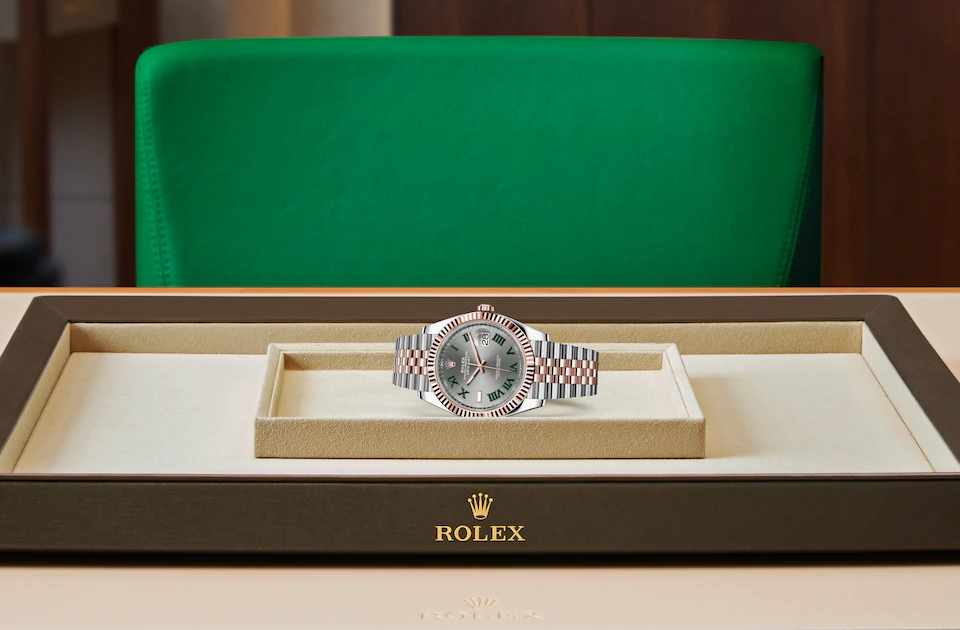 Rolex Datejust 41 Datejust Oyster, 41 mm, Oystersteel and Everose gold - M126331-0016 at Ben Bridge