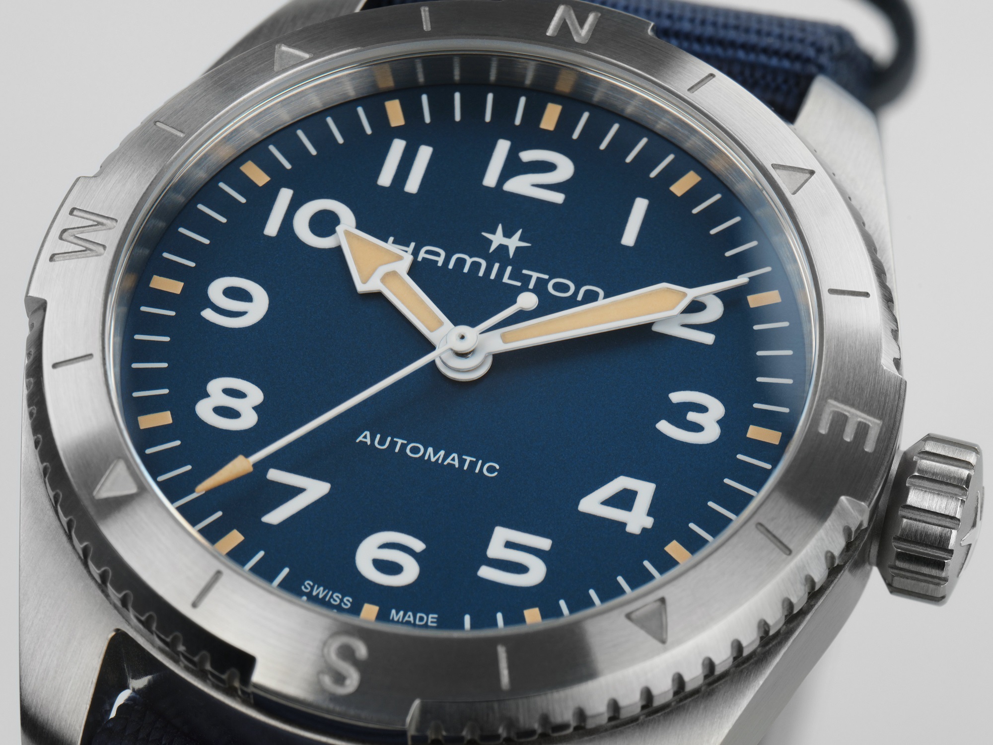 Hamilton Khaki Field Expedition Auto Watch Blue Dial, 37mm