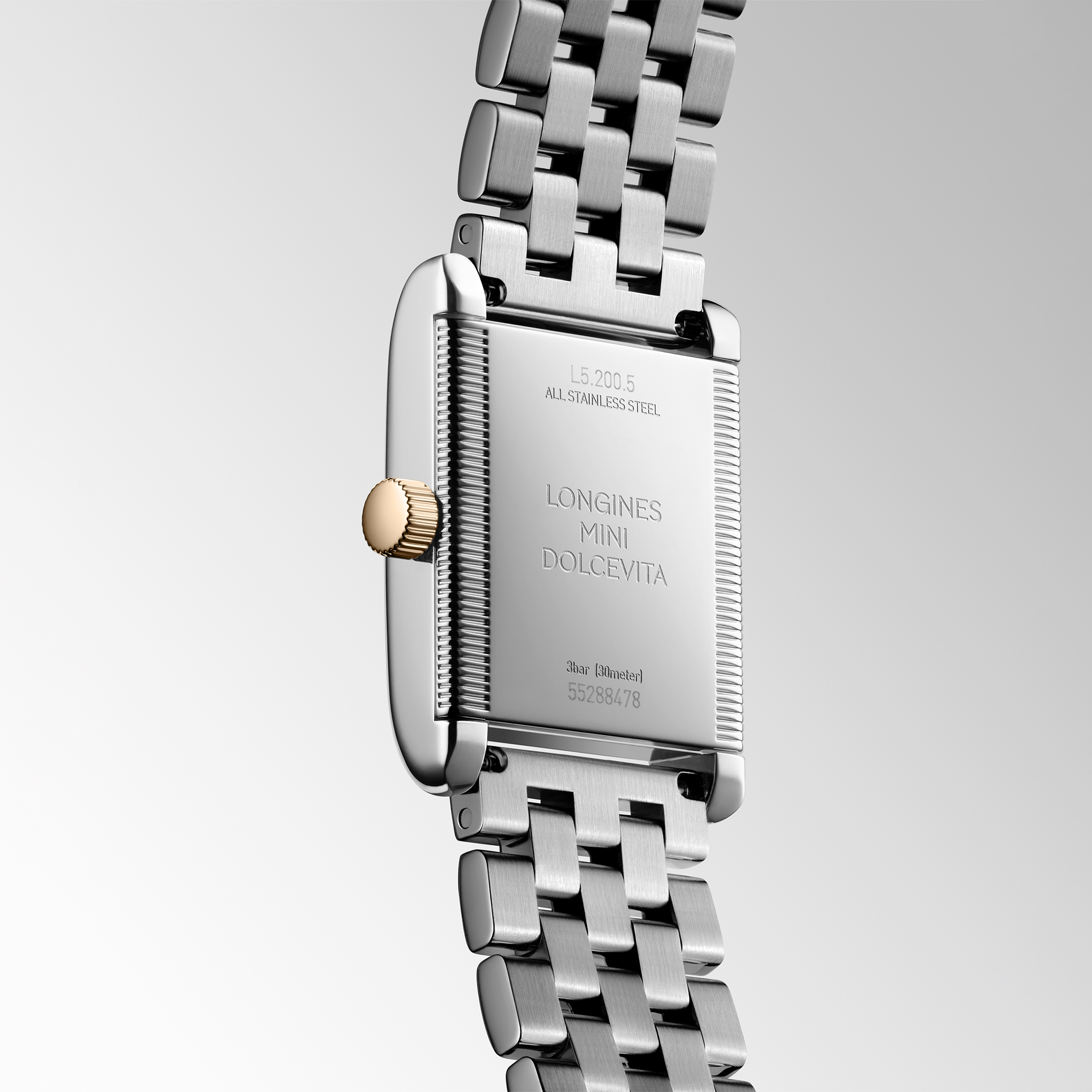 Longines Mini DolceVita Silver Dial Watch, 21.50 X 29.00mm