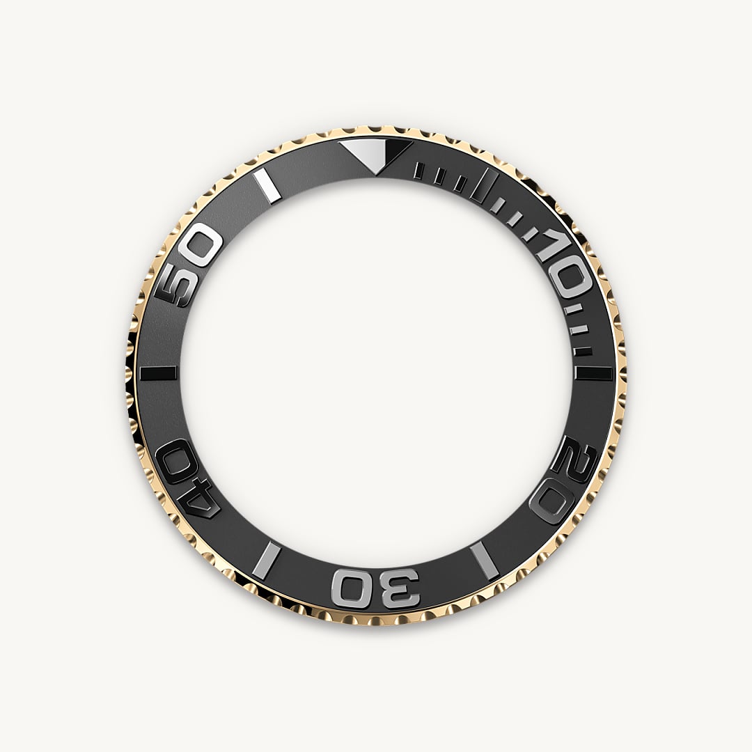 rolex yacht-master in 18 ct yellow gold, m226658-0001 - bidirectional rotatable bezel - ben bridge