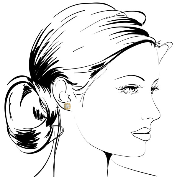 Roberto Coin Pois Moi Diamond Earrings 18K