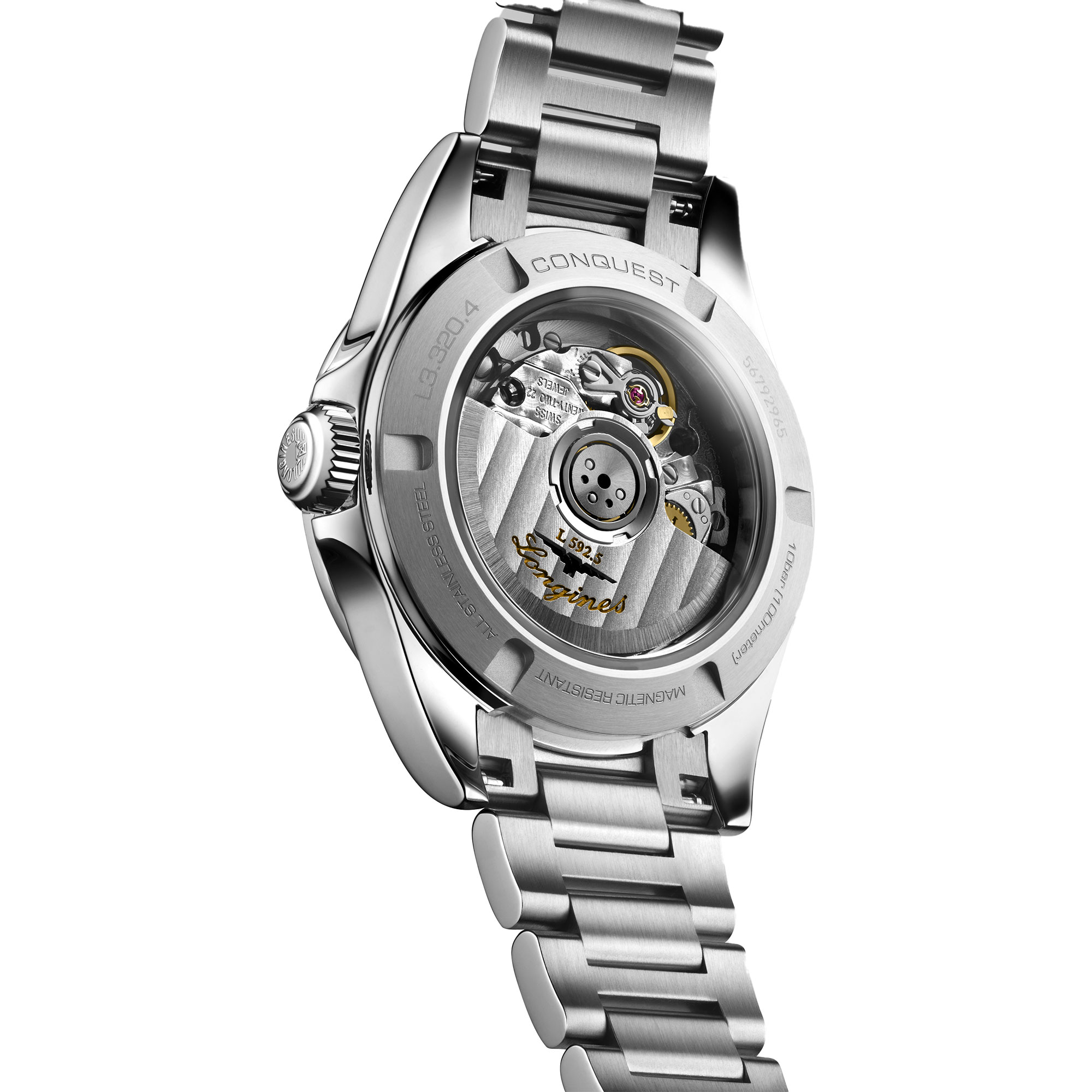 Longines Conquest Blue Dial Watch, 30mm