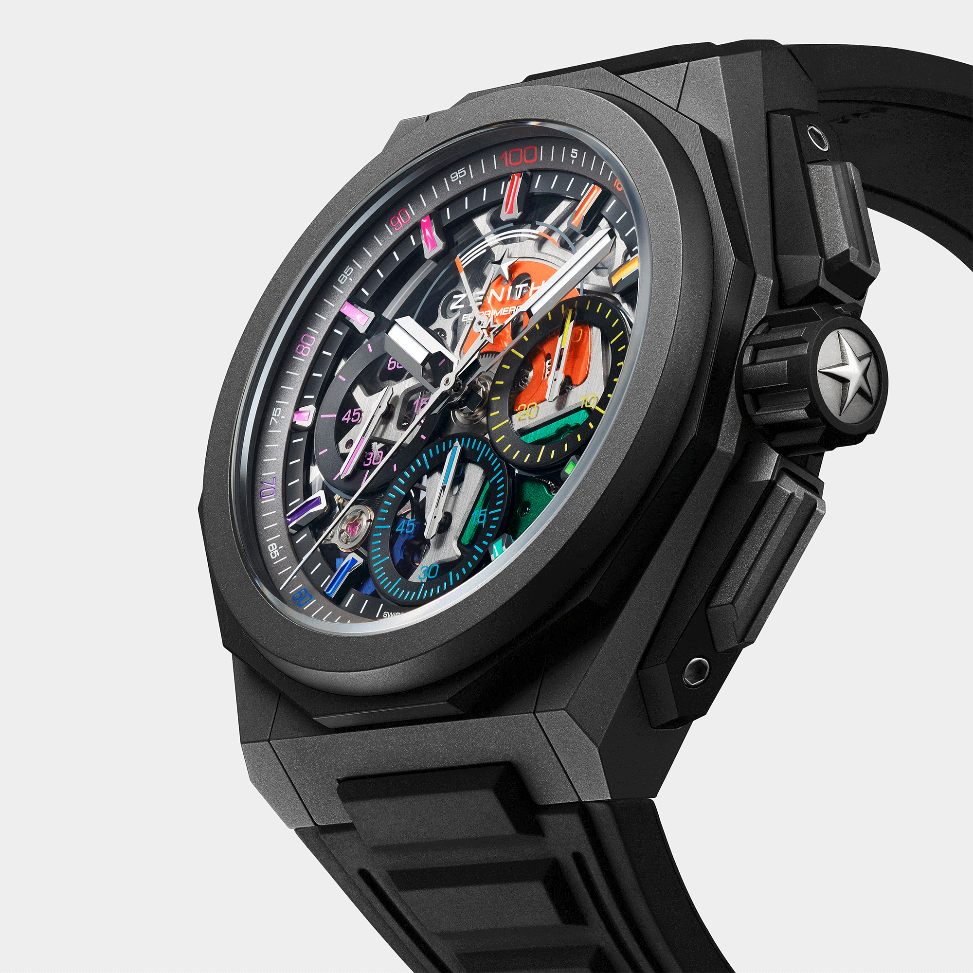 Zenith Defy Extreme Chroma Black Dial Watch, 45mm