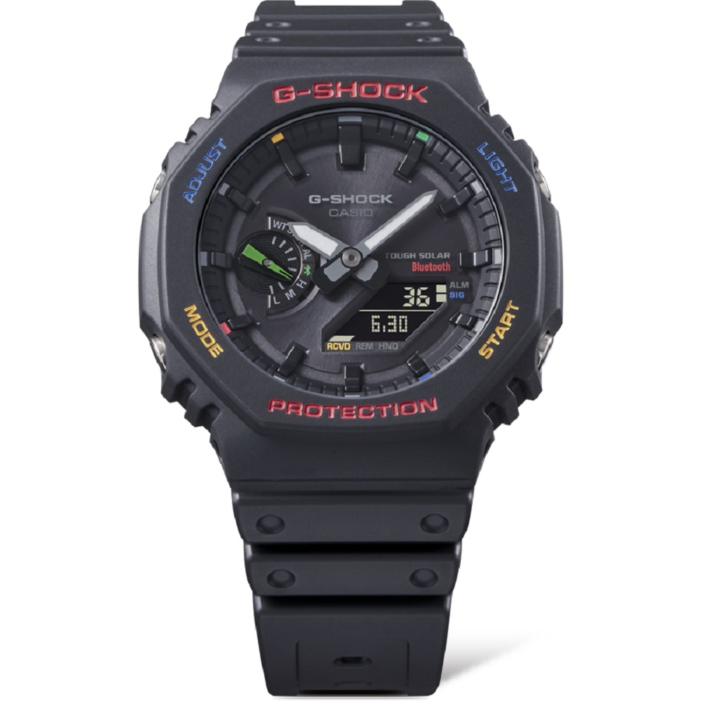 G-Shock 2100 Series Black Dial Watch, 45.4mm