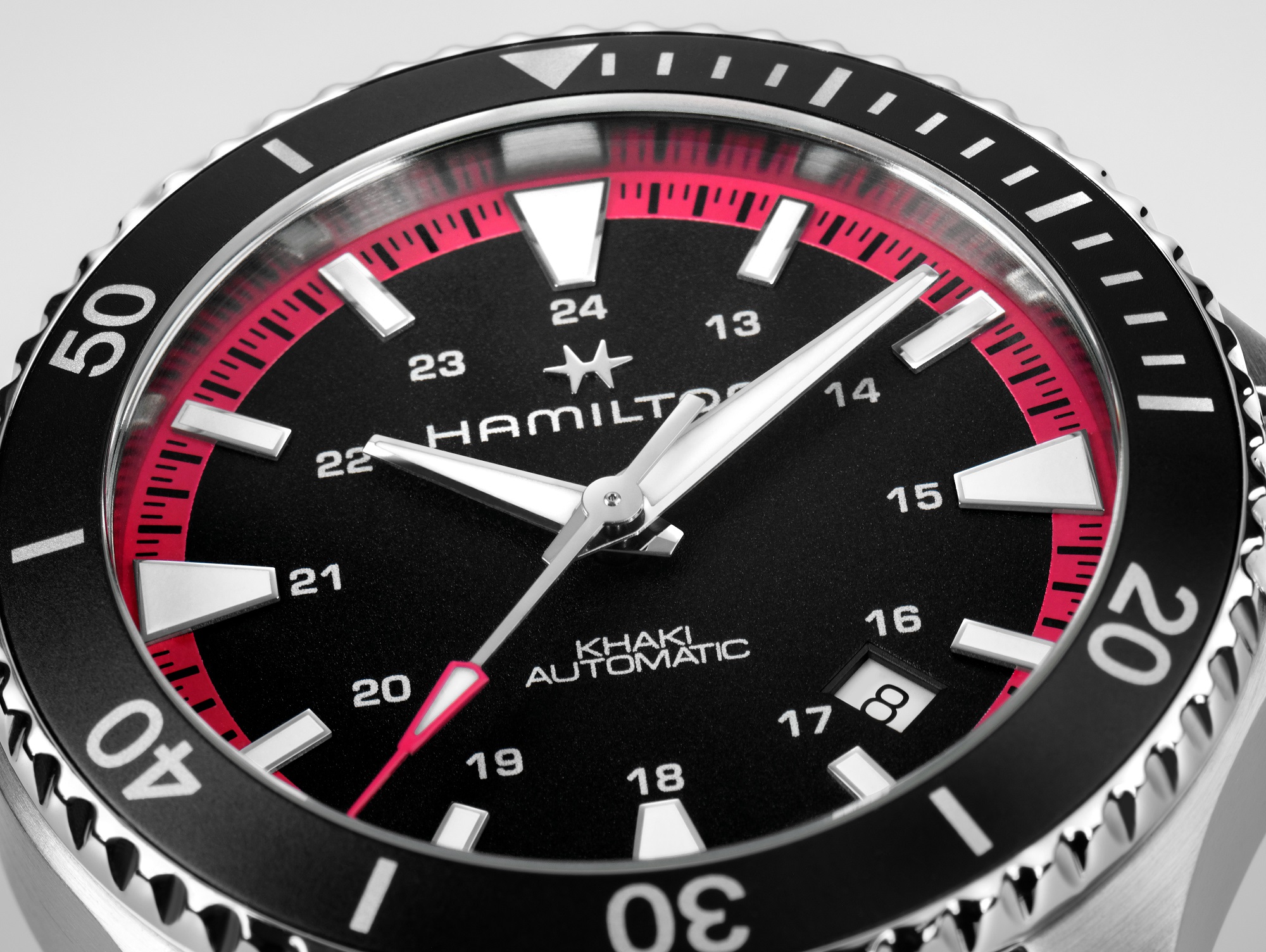 Hamilton Khaki Navy Scuba Auto Watch Black Dial, 40mm