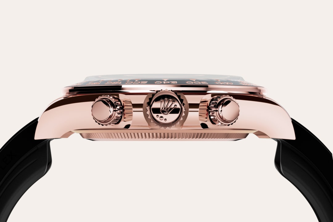 rolex cosmograph daytona in 18 ct everose gold, m126515ln-0006 - 18 ct everose gold - ben bridge
